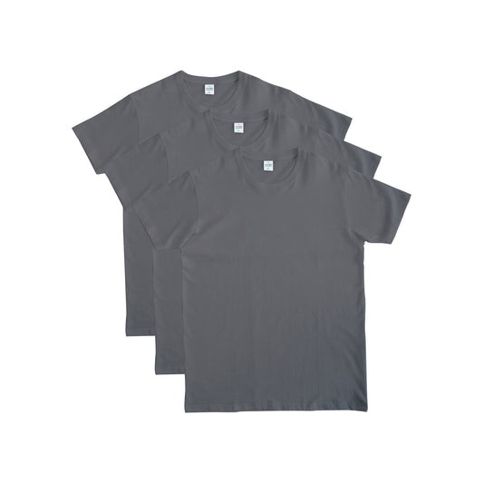 Charcoal Gray Premium Cotton | Bundle of 3