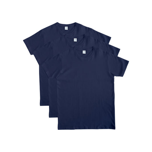 Navy Blue Premium Cotton | Bundle of 3