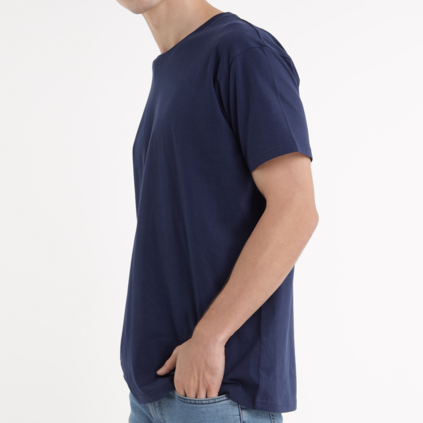 Navy Blue Premium Cotton