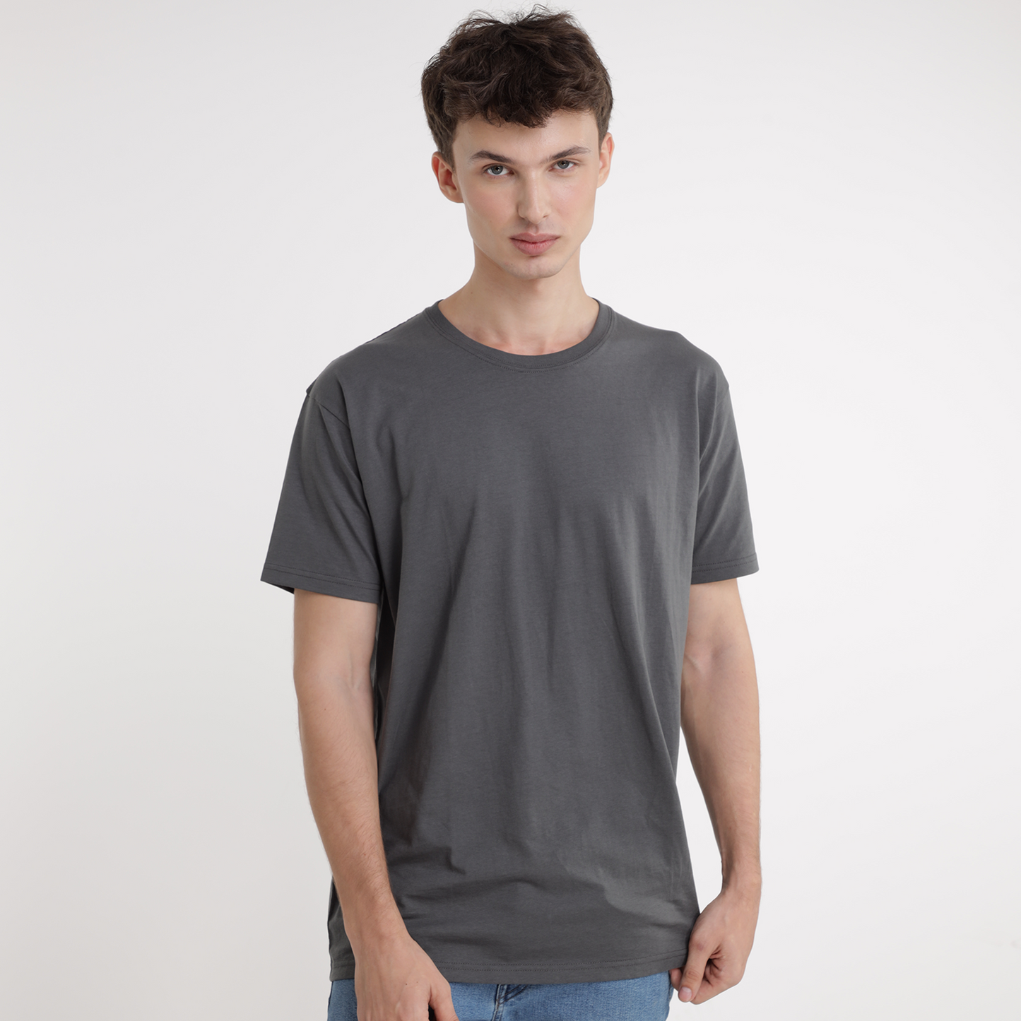 Charcoal Gray Premium Cotton